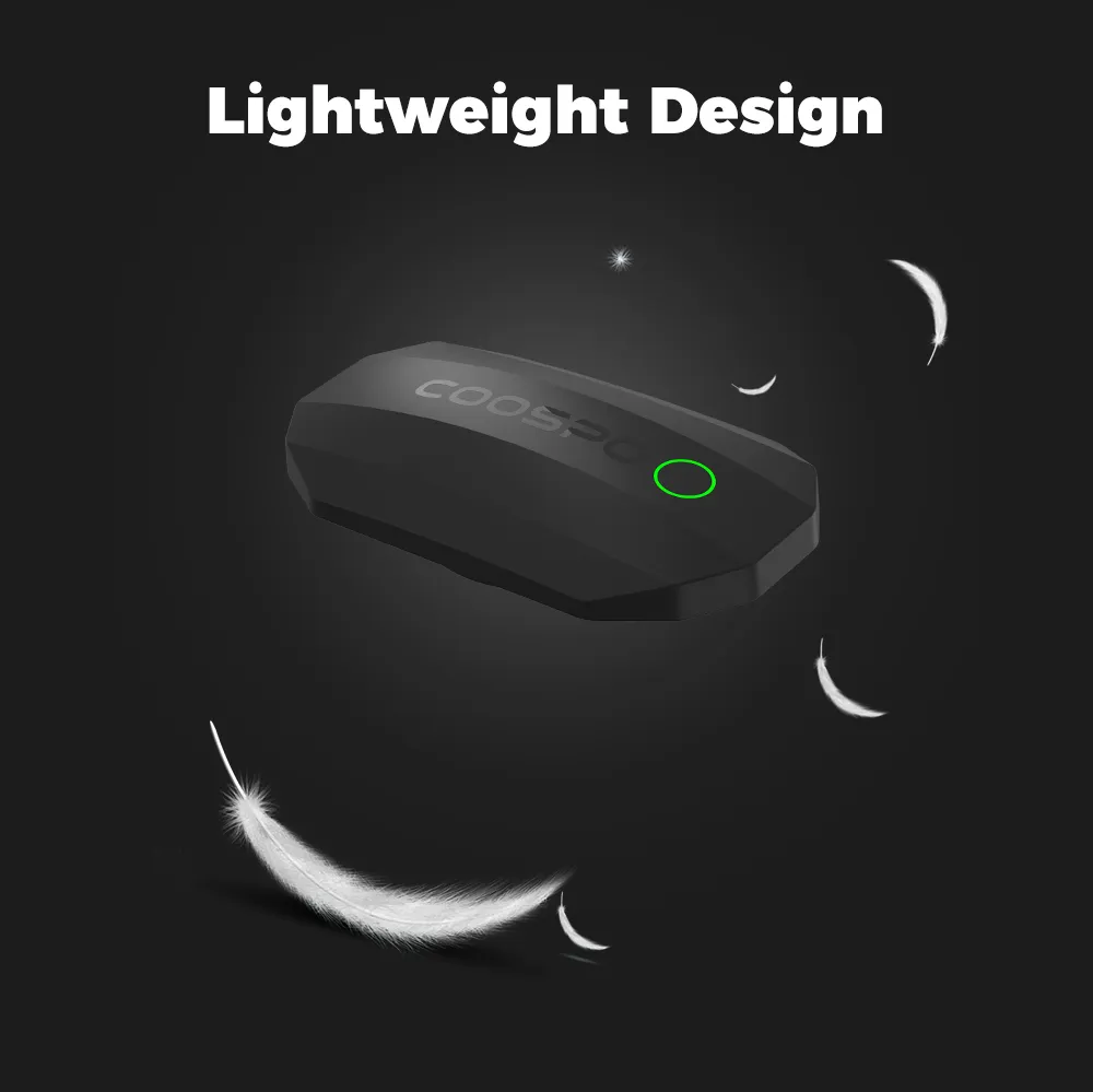 sensor ritmo cardiaco coospo h808s peso ligero