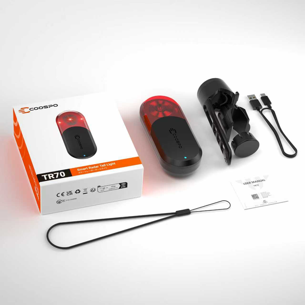 Luz trasera radar Coospo TR70