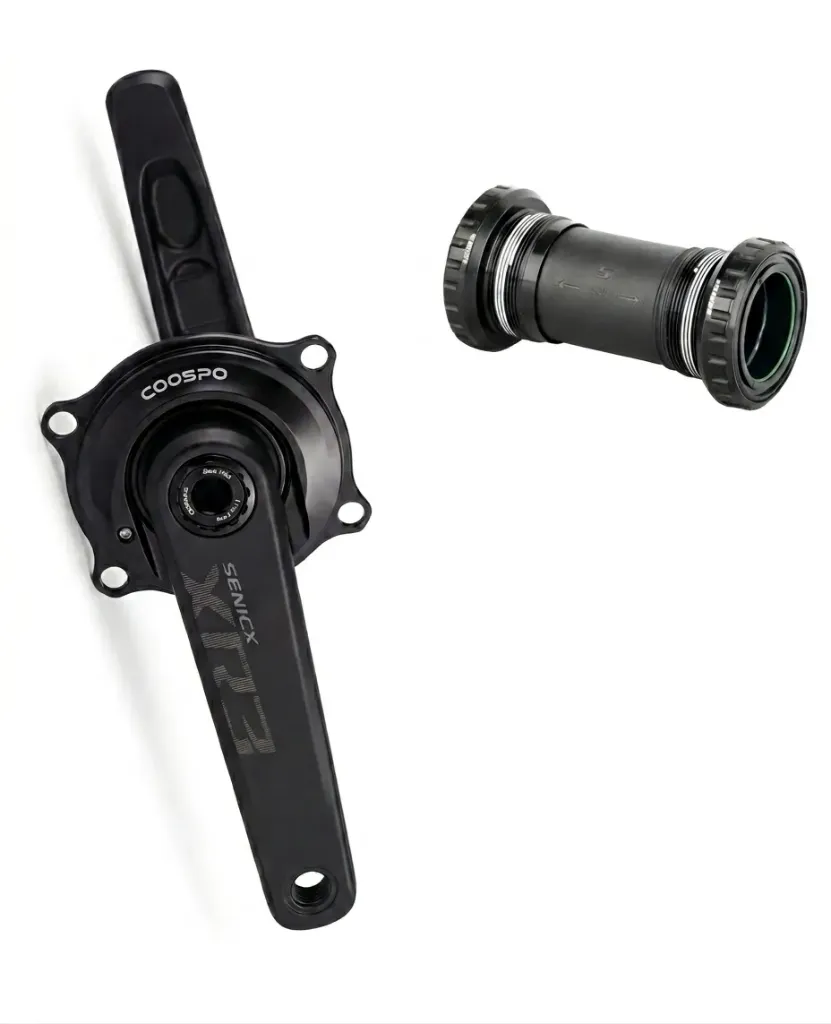 Potenciometro COOSPO S10 + kit bielas Senicx X3 (167, 170, 172,5) (Centro de rosca BSA29R, 165mm, Ninguno)